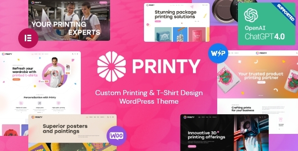 Printy 1.8 - Print Shop & Printing Company WordPress Theme