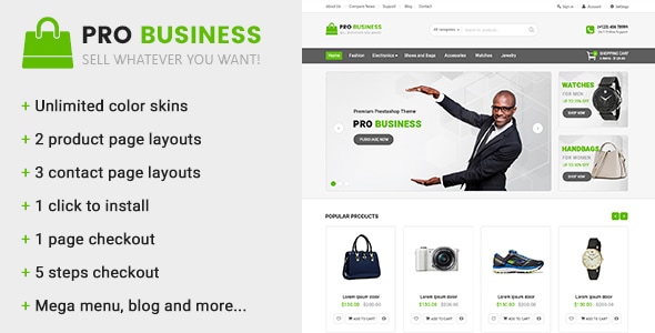 Pro Business 1.0 - Multipurpose Prestashop Theme