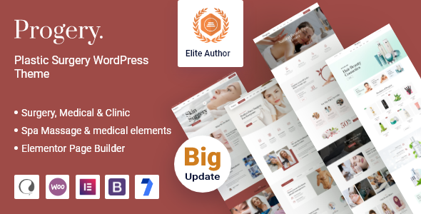 Progery 6.9 - Plastic Surgery WordPress Theme  RTL