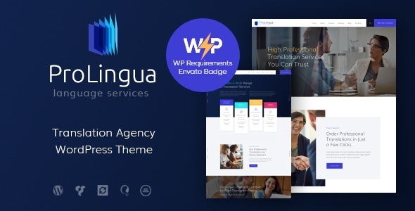 ProLingua 1.1.12 - Translation Bureau & Interpreting Services WordPress Theme