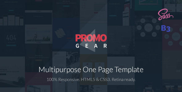 PromoGear 1.0.3 - Multipurpose OnePage Template