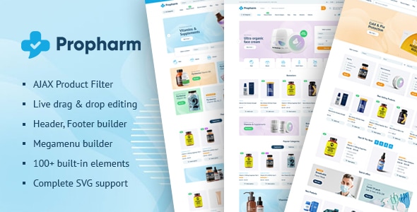 Propharm 2.9 - Pharmacy & Medical WordPress WooCommerce Theme