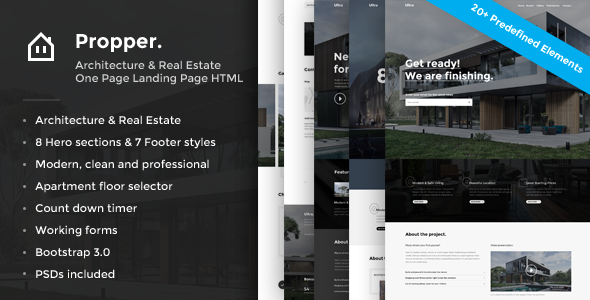 Propper 1.1 - Responsive Architecture Template