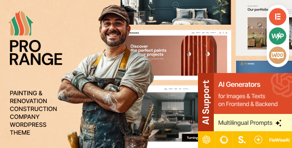ProRange 2.8 - Painting & Renovation Construction WordPress Theme