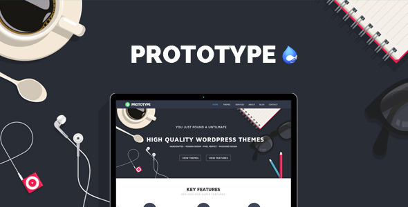 Prototype - Flat Drupal 7.6 Theme