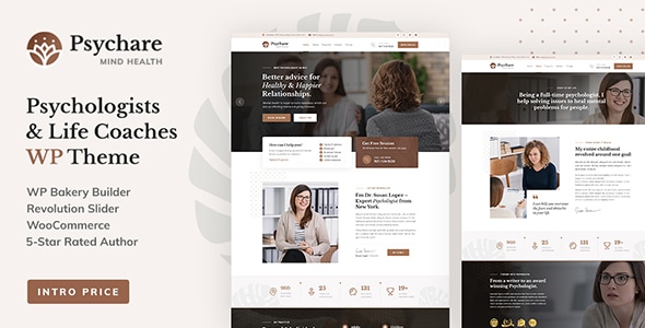 Psychare 3.0.1 - WordPress Theme for Psychologists & Life Coaches