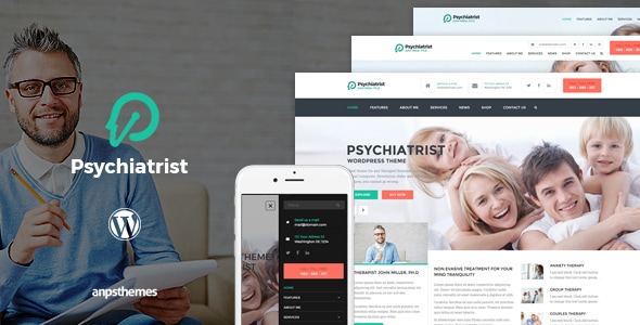 Psychiatrist 1.5.1 - WordPress Theme