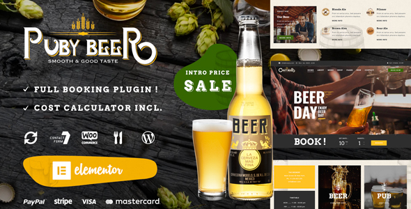 Puby - Beer & Brewery WordPress