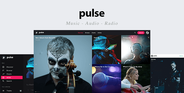 pulse - Music Audio Radio Template