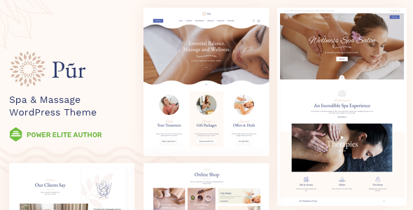 Pur 6.9 - Spa Massage WordPress Theme