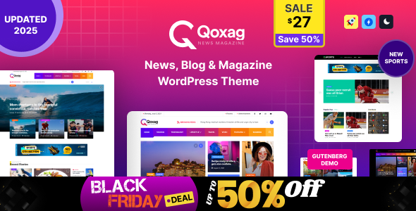 Qoxag 6.8 - WordPress News Magazine Theme