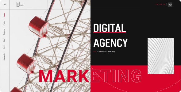 Qreate- Professional Creative Agency Website WordPress Theme