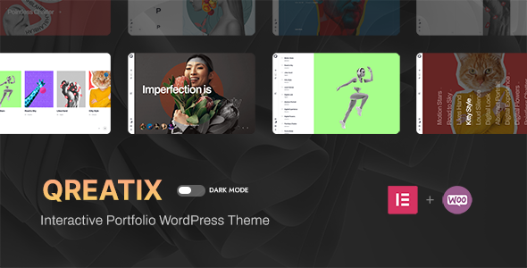 Qreatix 7.5 - Interactive Portfolio WordPress Theme