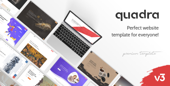 Quadra  Multi-Purpose Website Template