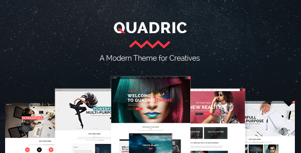 Quadric 2.2 - Modern Creative Agency WordPress Theme