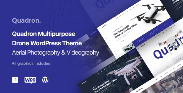 Quadrone 3.0 - Drone UAV Video Pilot WordPress Theme