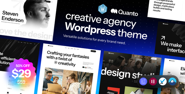 Quanto 19.0 - Creative Agency WordPress Theme