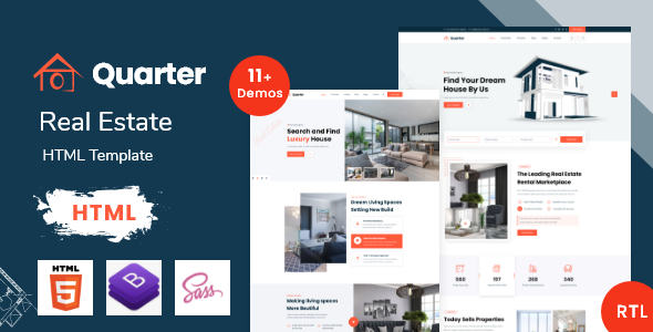 Quarter 5.0.2 - Real Estate HTML Template
