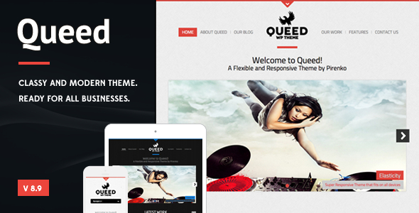 Queed 8.9 - Business WordPress Theme