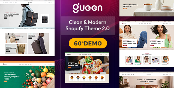 Queen - Multipurpose Responsive Shopify Theme  OS 2.0