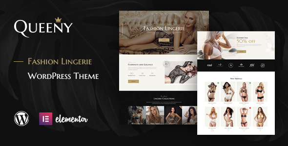 Queeny 1.0.3 - Fashion Lingerie WordPress Theme