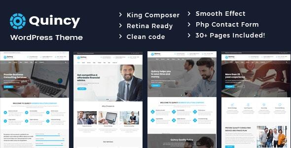 Quincy 3.0 - Business Consulting WordPress Theme