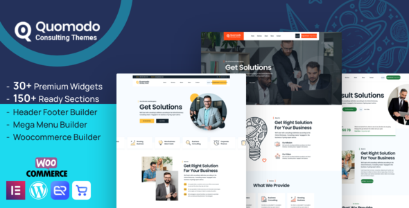 Quomodo 1.4.3 - Business Consulting WordPress Theme