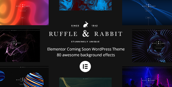 Rabbit 5.3.3 - Elementor Coming Soon WordPress Theme