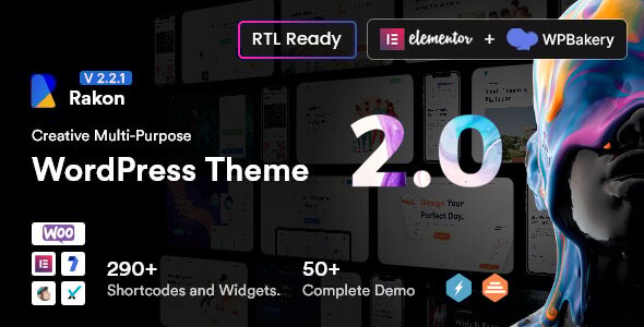 Rakon 2.3.1 - Creative Multi-Purpose WordPress Theme