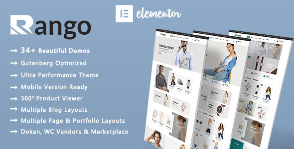 Rango 6.8.2 - Elegant Fashion WooCommerce WordPress Theme