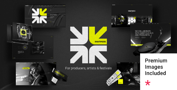 Rawtracks 1.2.1 - Music & DJ WordPress Theme