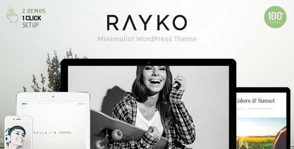 Rayko 3.5.5 - Minimal Multi-Concept WordPress Theme