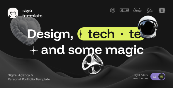 Rayo 1.0.0 - Digital Agency & Personal Portfolio HTML Template