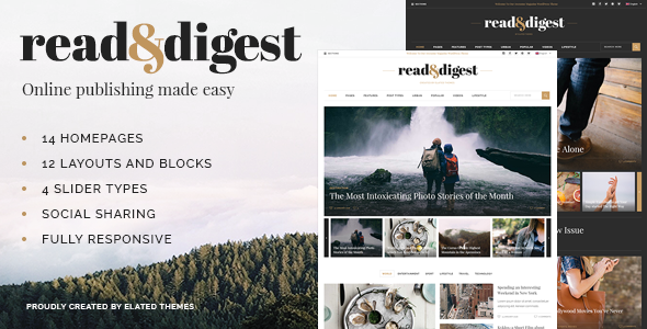 Read and Digest 2.3 - Newspaper WordPress Theme