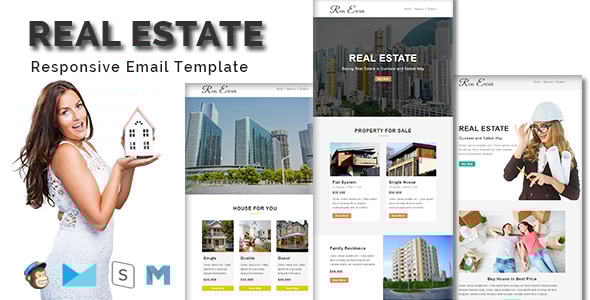 REAL ESTATE - Multipurpose Responsive Email Template