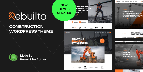 Rebuilto - Construction WordPress Theme