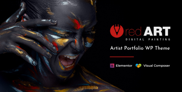 Red 4.3 Art  Portfolio WordPress Theme