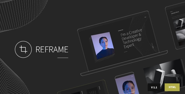 Reframe 1.0 - Personal One Page Portfolio HTML Template