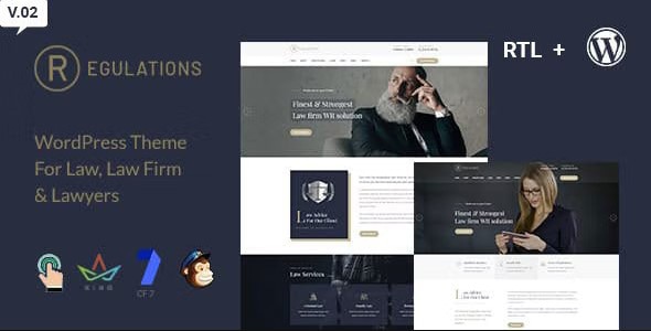 Regulations 2.0.1 - Law Firm WordPress Theme