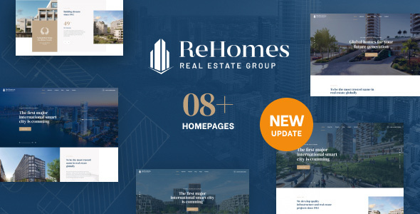 Rehomes 04 - Real Estate Group WordPress Theme