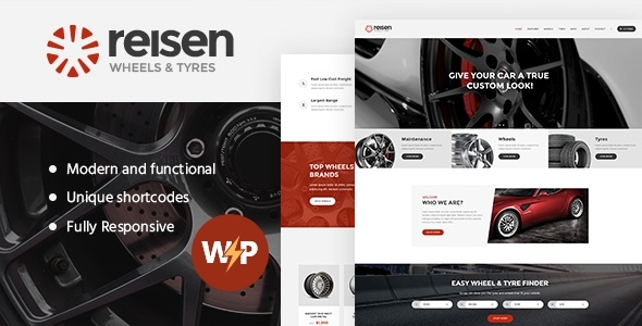 Reisen 1.5.13 - Auto Store & Car Repair WordPress Theme