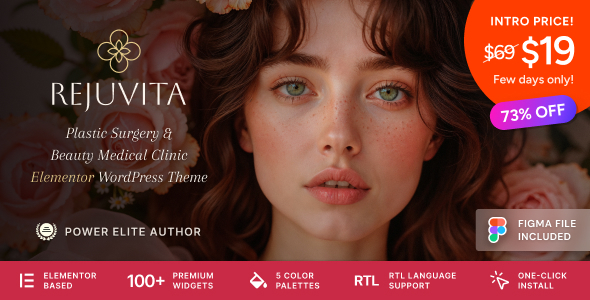 Rejuvita – Plastic Surgery & Beauty Medical Clinic WordPress Theme