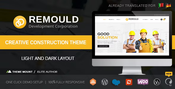 Remould 13.5 - Construction & Building WordPress Theme