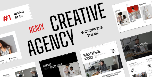 Renix 1.0.7 - Digital Agency & Creative Portfolio Elementor Theme
