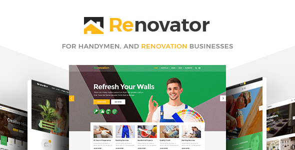Renovator 1.7 - Contractors and Renovation Business WordPress Theme