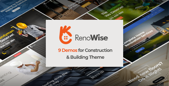 RenoWise 9 - Construction & Building WordPress Theme