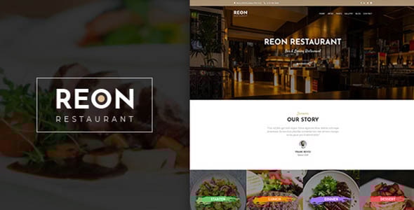 Reon 1.3.5 - Restaurant WordPress Theme