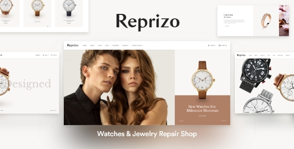 Reprizo 1.0.14 - Jewelry & Watch Shop WordPress Theme