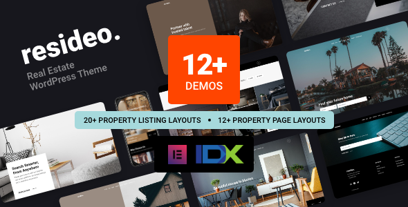 Resideo 2.5.5 - Real Estate WordPress Theme