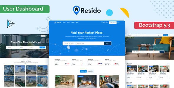 Resido 2.0 - Real Estate HTML Template